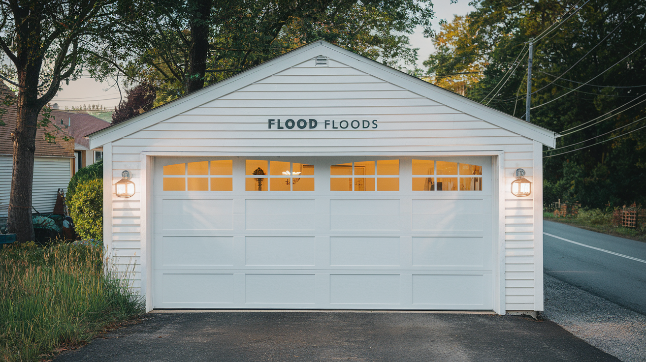 FFNF05TF-GD-W Flood Flaps Garage Door Model White Amazon