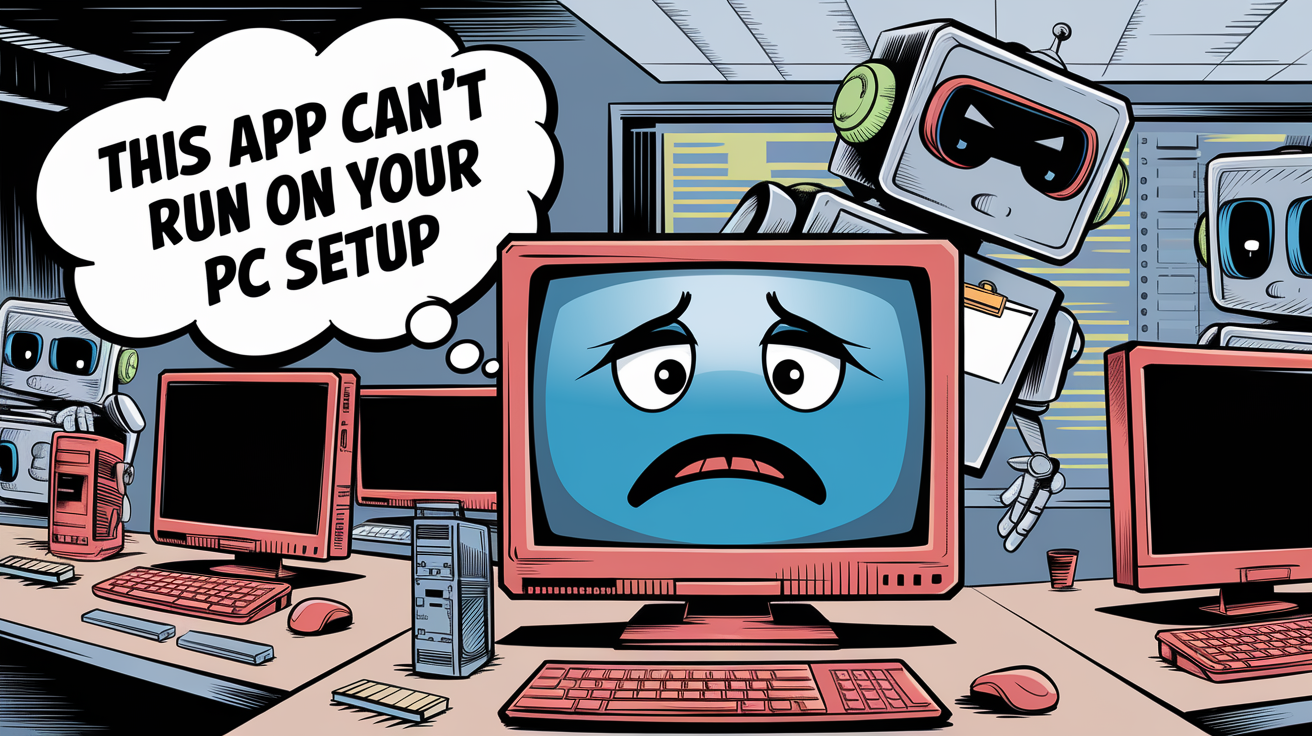 This App Can't Run on Your PC Setup